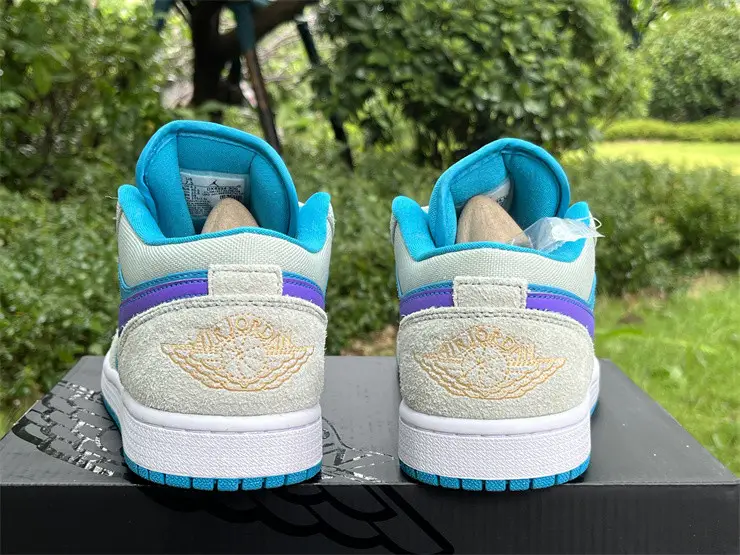 Authentic Air Jordan 1 Low “Aquatone” 