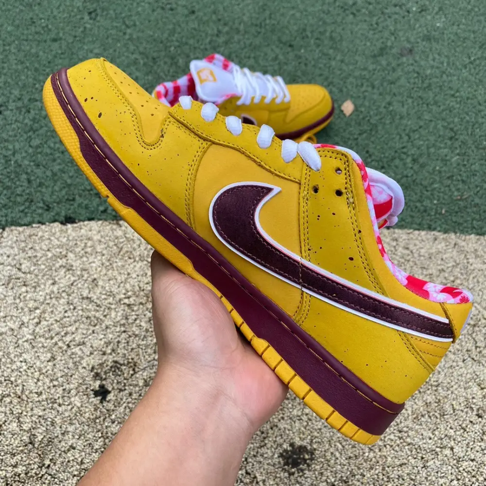 Authentic Nike Dunk SB Concepts Yellow Lobster 