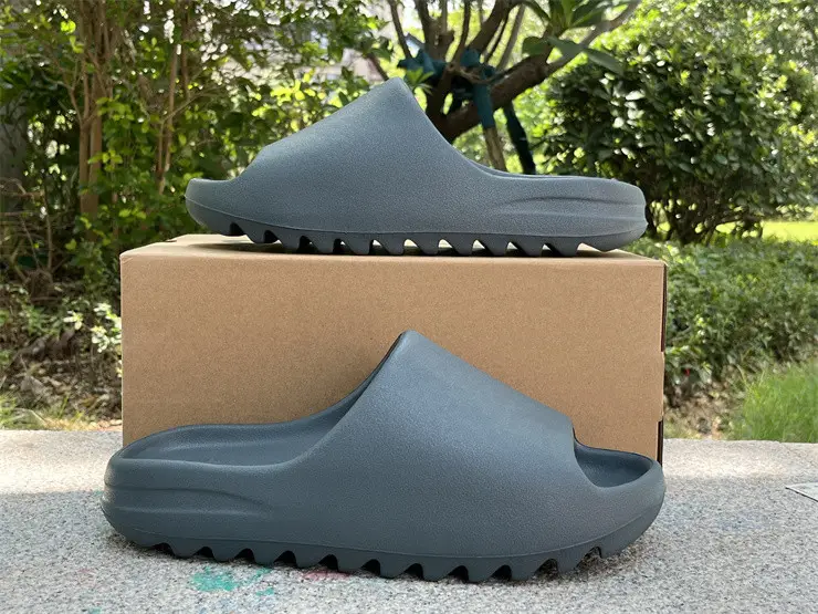 Authentic Yeezy Slide Slate Marine” 