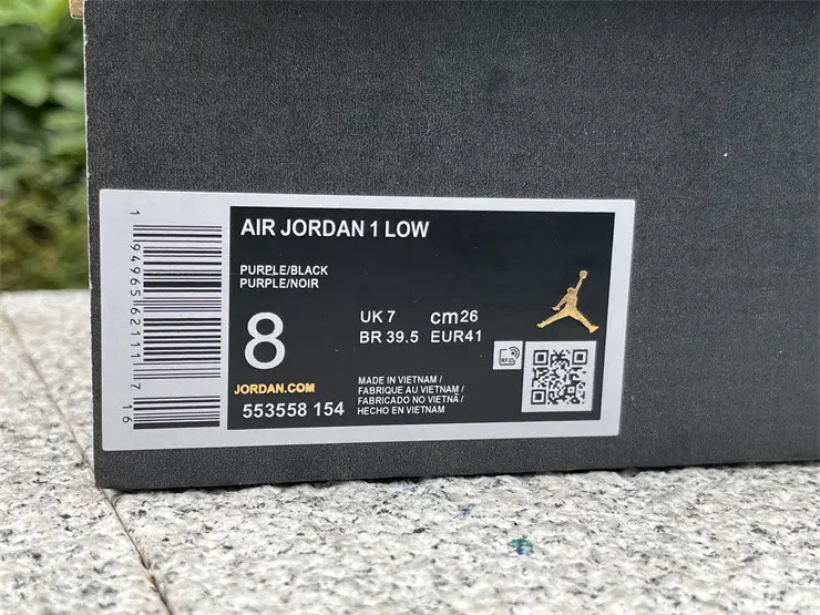 Authentic Air Jordan 1 Low 553558-154 