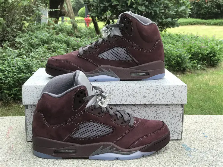 Authentic Air Jordan 5 “Burgundy” 
