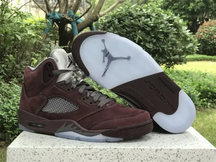 Authentic Air Jordan 5 “Burgundy” 