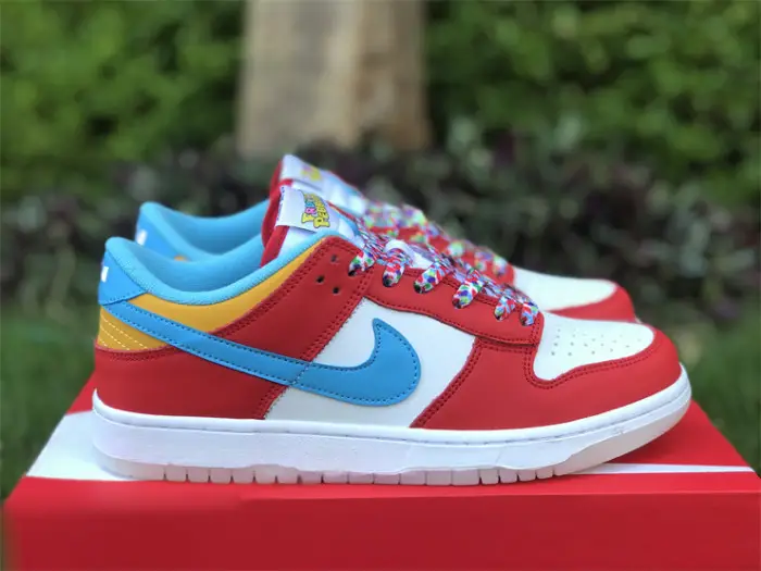 Authentic LeBron James x Nike Dunk Low “Fruity Pebbles” 