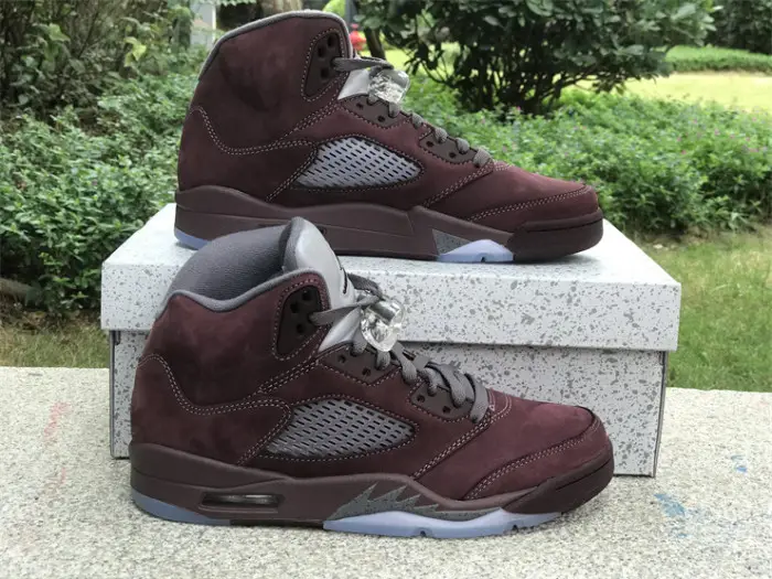 Authentic Air Jordan 5 “Burgundy” 