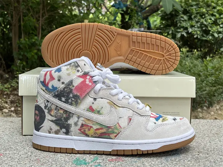 Authentic Supreme x Nike SB Dunk High “Rammellzee” 