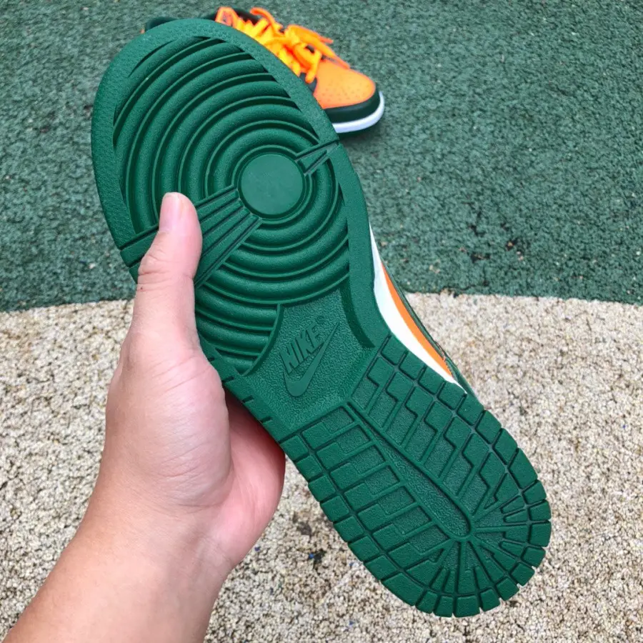 Authentic Nike Dunk Low “Miami Hurricanes” 