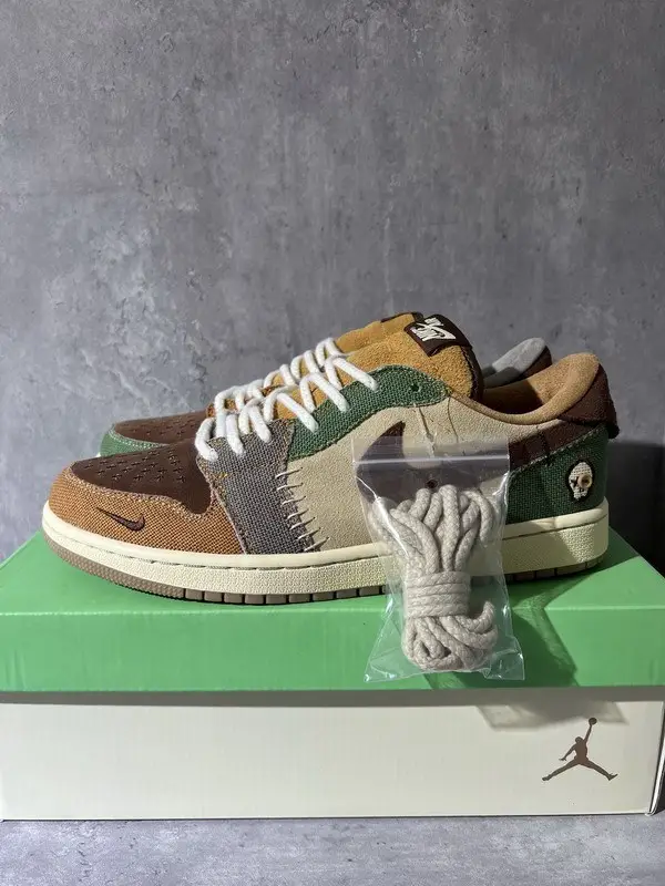 Authentic Zion Williamson x Air Jordan 1 Low OG “Voodoo” 