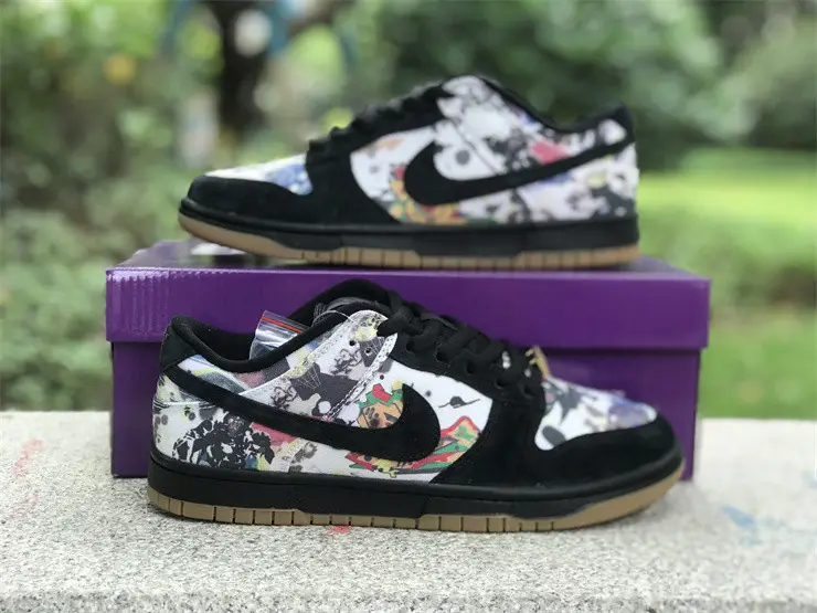 Authentic Supreme x Nike SB Dunk Low “Rammellzee” 