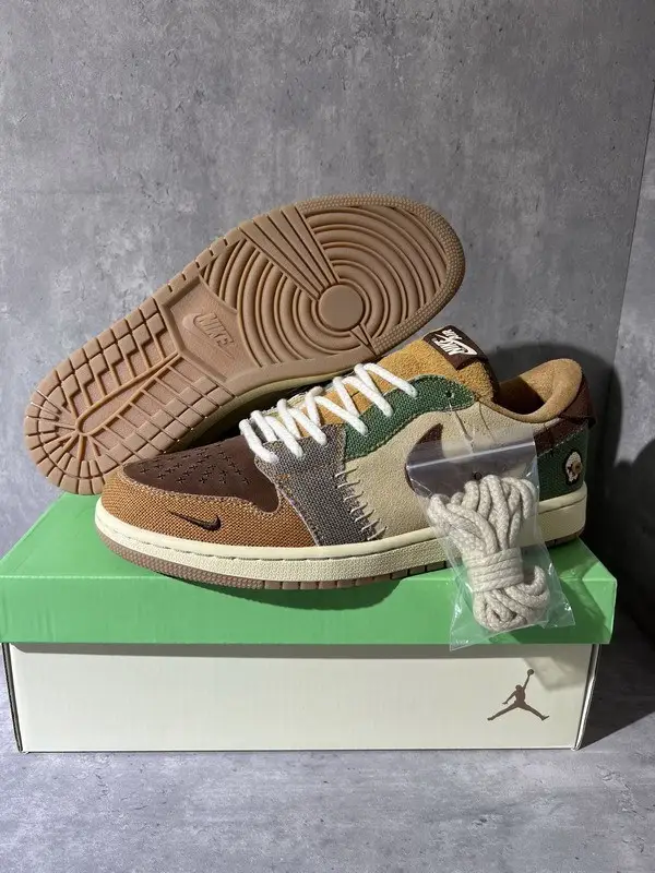 Authentic Zion Williamson x Air Jordan 1 Low OG “Voodoo” 