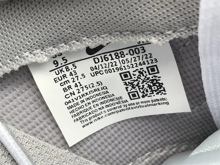 Authentic Nike Dunk Low Wolf Grey 
