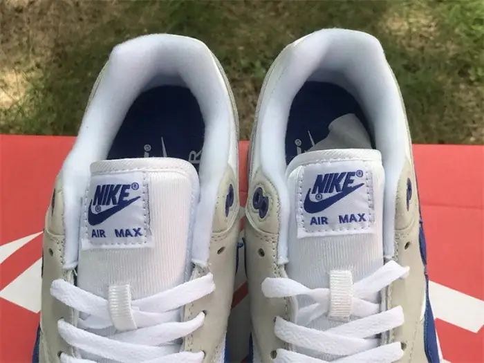 Authentic Nike Air Max 1 White Game Royal 