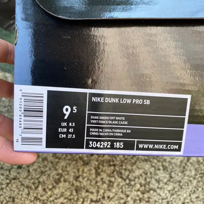 Authentic Nike SB Dunk Low Legion Pine 