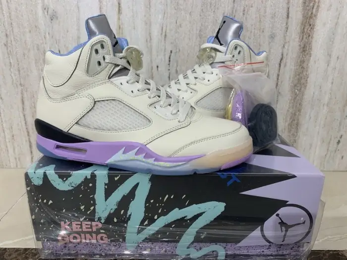 Authentic DJ Khaled x Air Jordan 5 We The Best “Sail” FEE949
