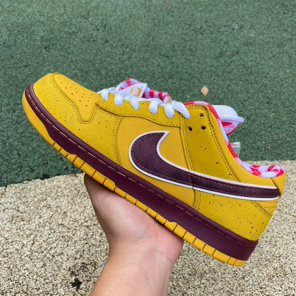 Authentic Nike Dunk SB Concepts Yellow Lobster 