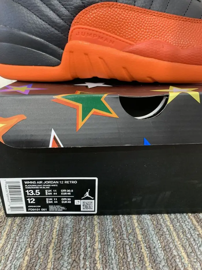 Authentic Air Jordan 12 “Brilliant Orange” 
