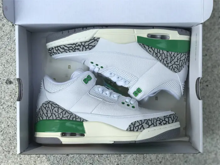 Authentic Air Jordan 3 WMNS “Lucky Green” 