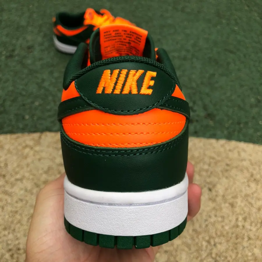 Authentic Nike Dunk Low “Miami Hurricanes” 