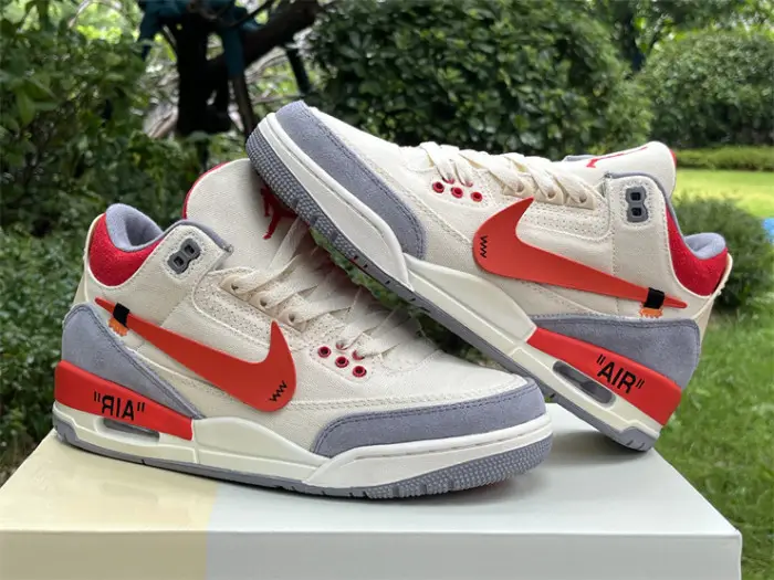 Authentic Off-White x Air Jordan 3 ADAC755