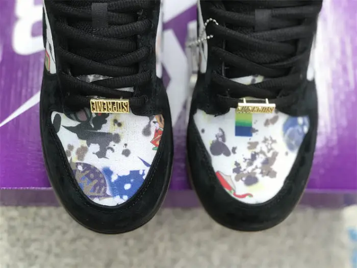 Authentic Supreme x Nike SB Dunk Low “Rammellzee” 