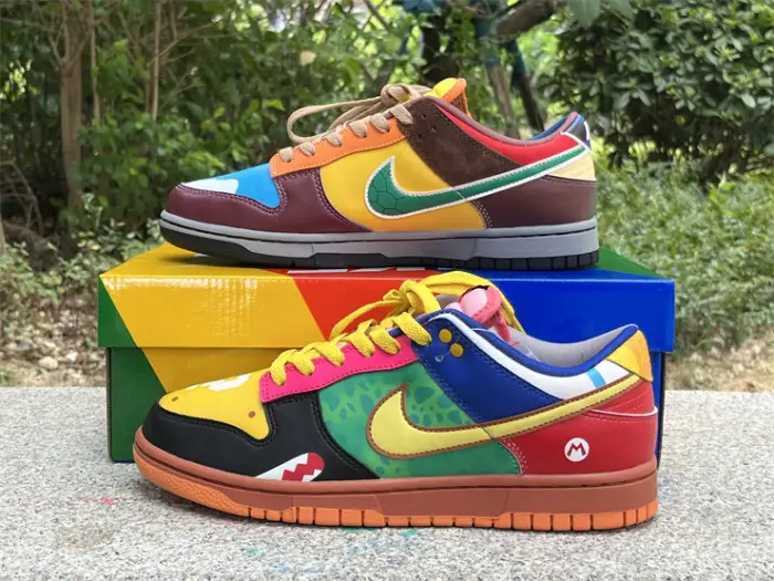 Authentic Nike SB Dunk Low Mario 