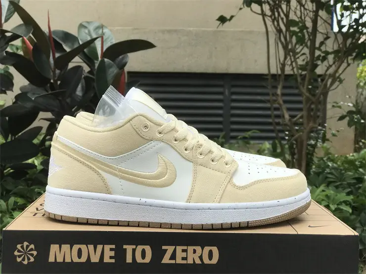 Authentic Air Jordan 1 Low SE “Canvas” Women 
