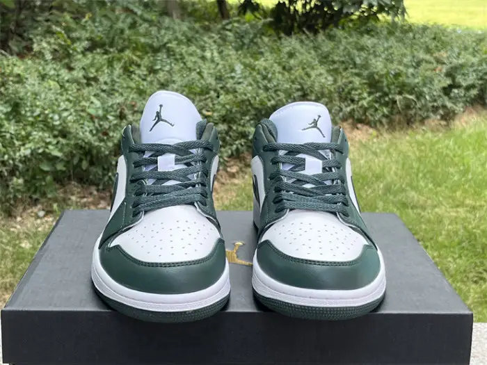 Authentic Air Jordan 1 Low Olive Green 