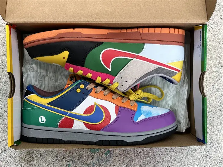 Authentic Nike SB Dunk Low Mario 