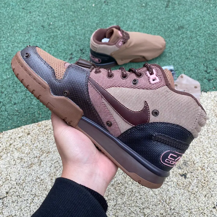 Authentic Nike Air Trainer 1 Wheat x CACT.US CORP x Travis Scott 