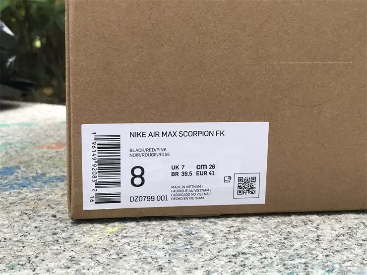 Authentic Nike Air Max Scorpion Black DZ0799-001 