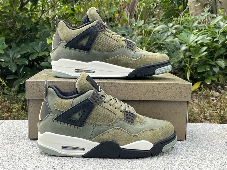 Authentic Air Jordan 4 Craft “Olive” 