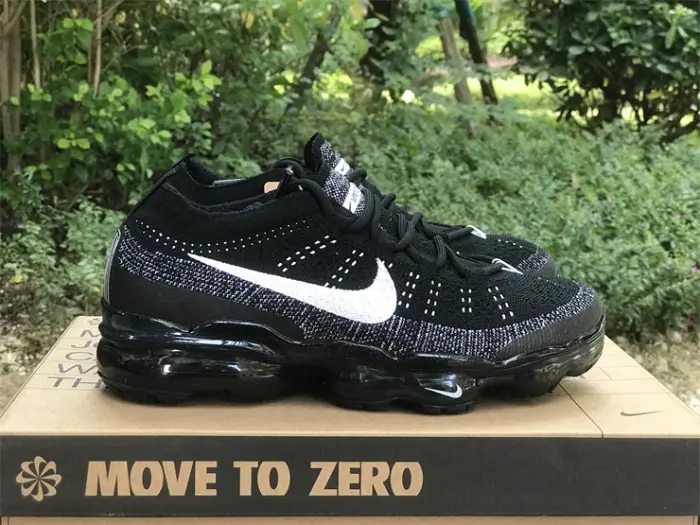 Authentic Nike Vapormax 2023 Flyknit Black White ACDA145