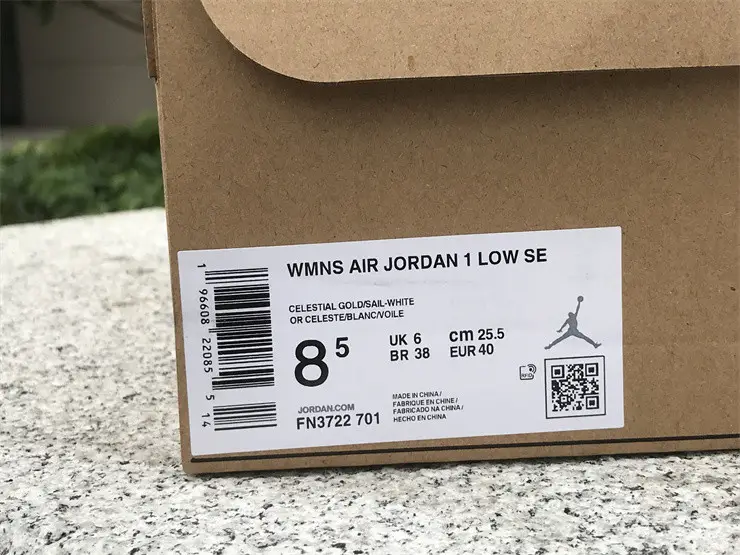 Authentic Air Jordan 1 Low SE “Canvas” Women 