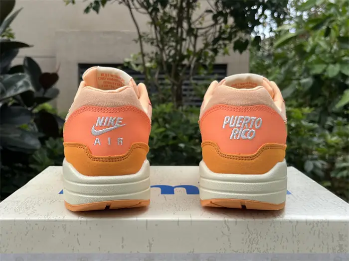 Authentic Nike Air Max 1 Puerto Rico “Orange Frost” 