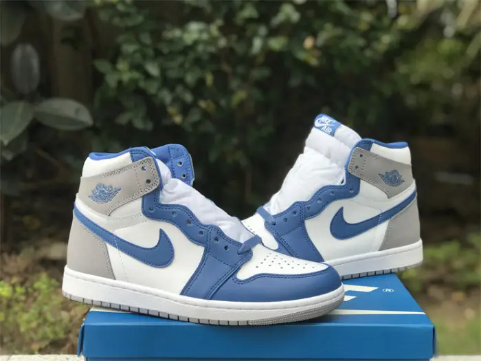 Authentic Air Jordan 1 “True Blue” FAC594