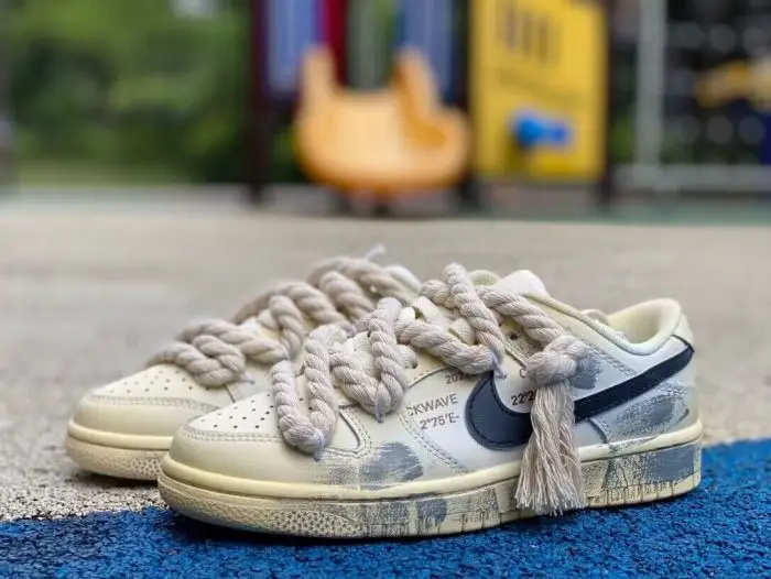 Authentic Nike Dunk Low White Sail 