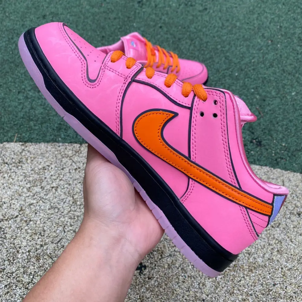 Authentic The Powerpuff Girls x Nike SB Dunk Low “Blossom” 