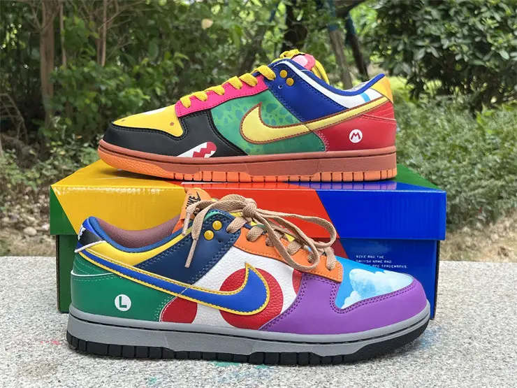 Authentic Nike SB Dunk Low Mario 