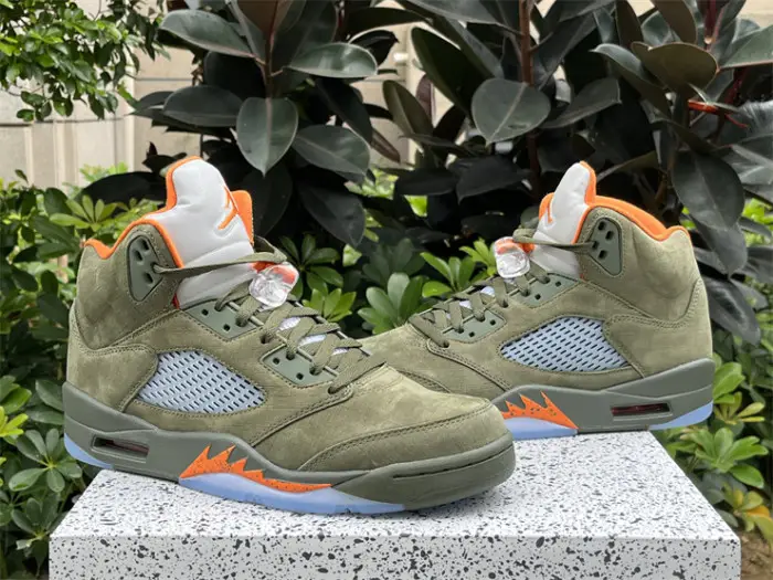 Authentic Air Jordan 5 Retro “Olive” CFB2093