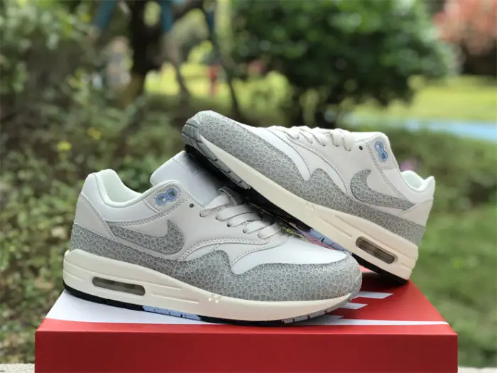 Authentic Nike Air Max 1 Safari “Summit White” 