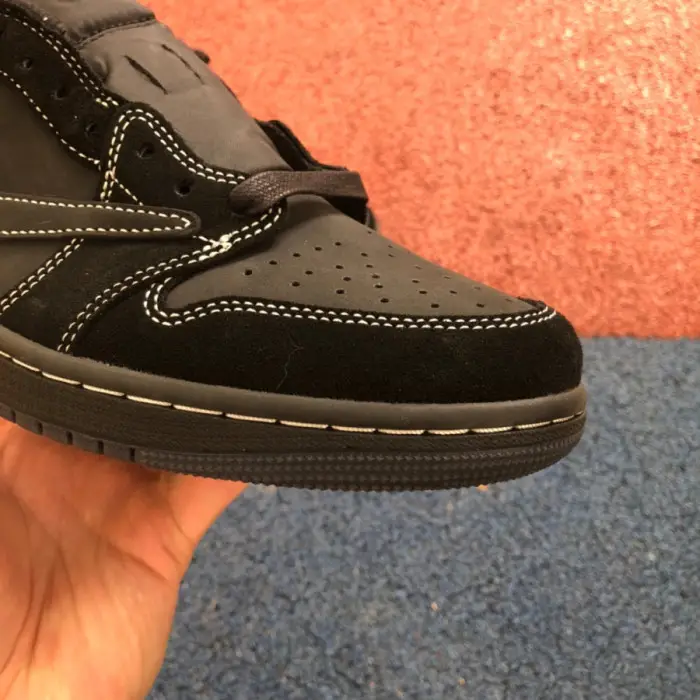 Authentic Travis Scott x Air Jordan 1 Low OG “Black Phantom” DDC161