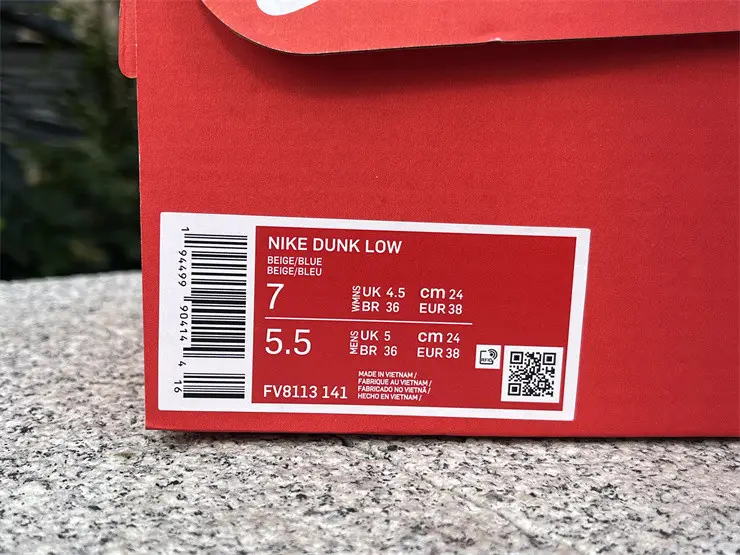 Authentic Nike Dunk Low FV8113-141 