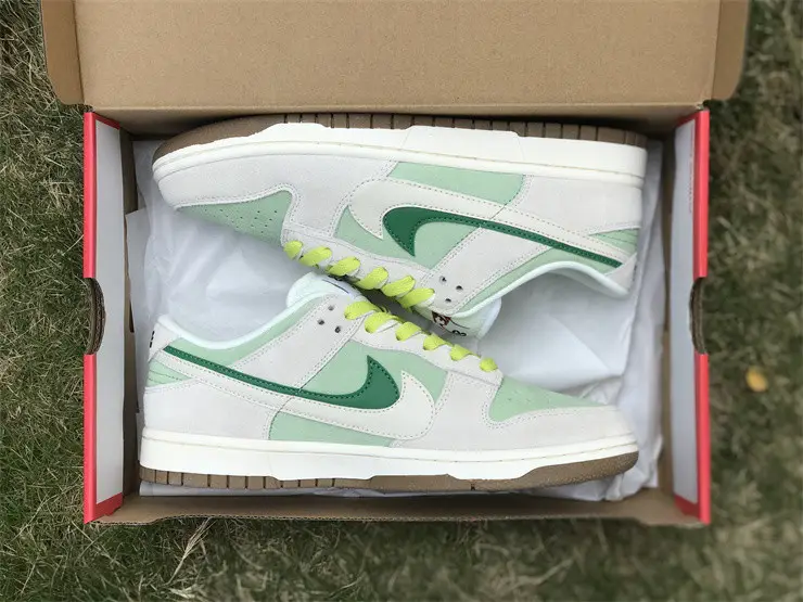 Authentic Nike SB Dunk Low SE 85 Grey Green 