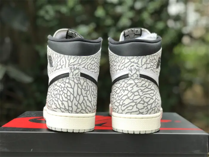 Authentic Air Jordan 1 High OG “White Cement” 