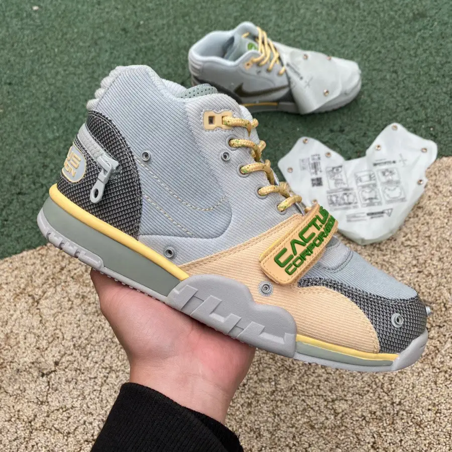 Authentic Travis Scott x Nike Air Trainer 1 Grey 