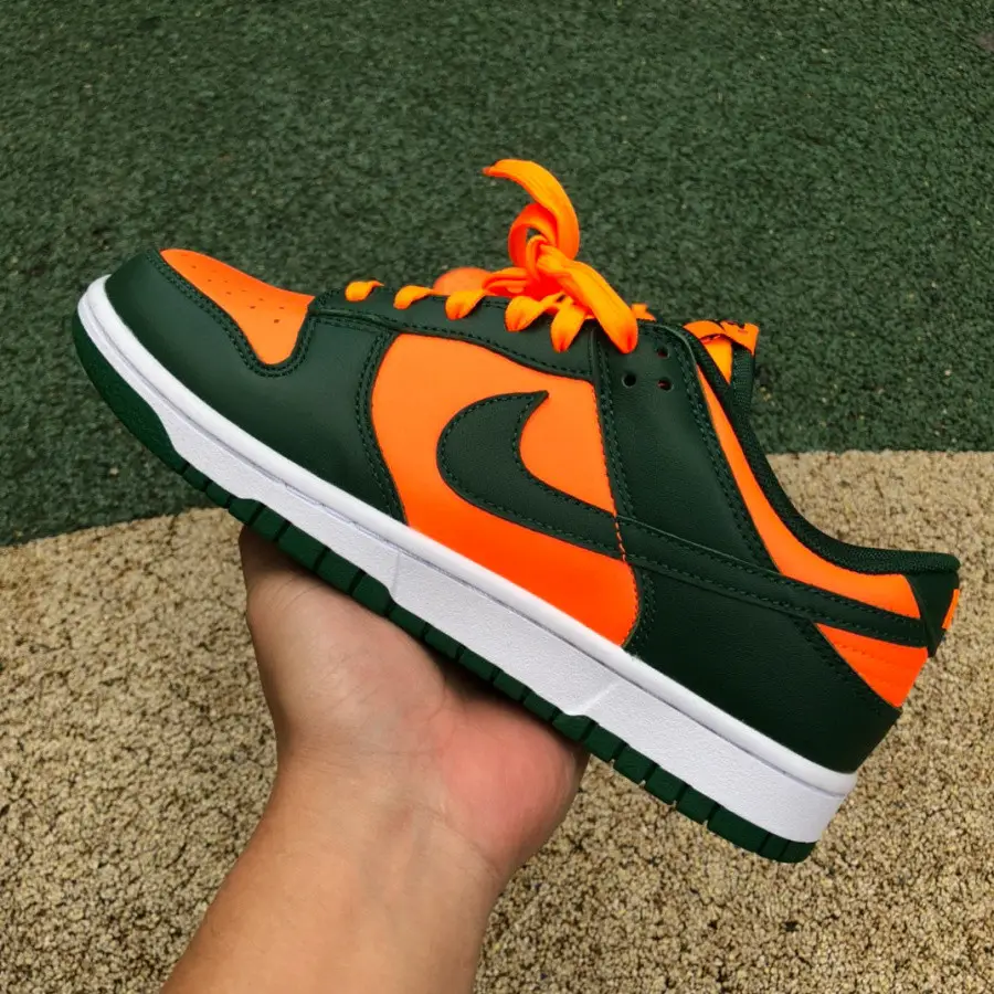 Authentic Nike Dunk Low “Miami Hurricanes” 