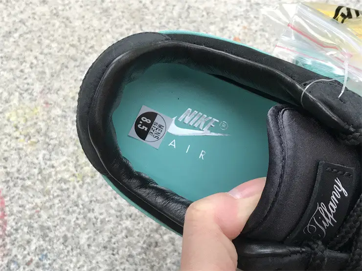 Authentic TIFFANY CO. x Nike Air Force 1 Low Black 