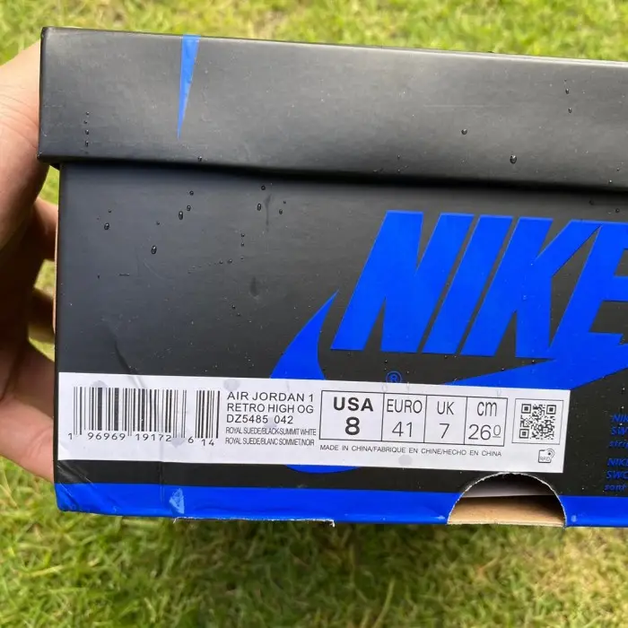 Authentic Air Jordan 1 High OG “Royal Reimagined” 