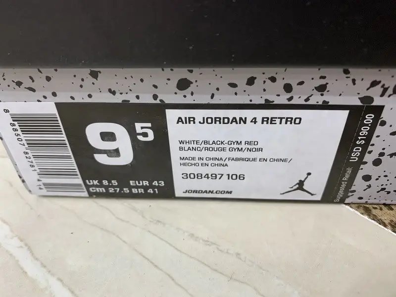 Authentic Air Jordan 4 “Alternate 89”(restock) 