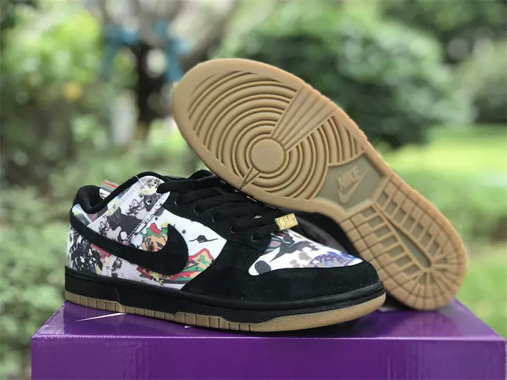 Authentic Supreme x Nike SB Dunk Low “Rammellzee” 