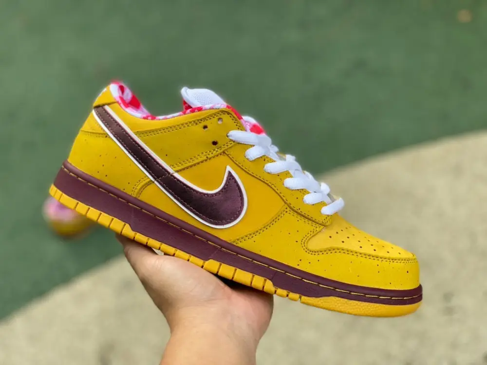 Authentic Nike Dunk SB Concepts Yellow Lobster 